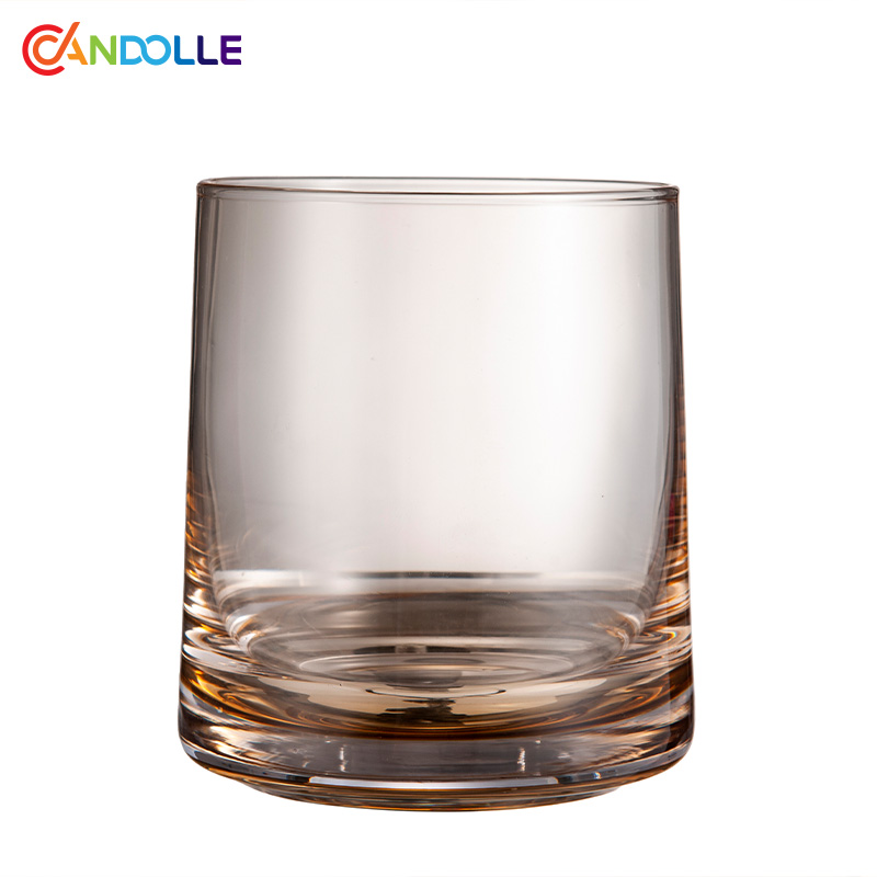 310ml Amber Heavy Base Whiskey Tumblers for Bourbon Scotch