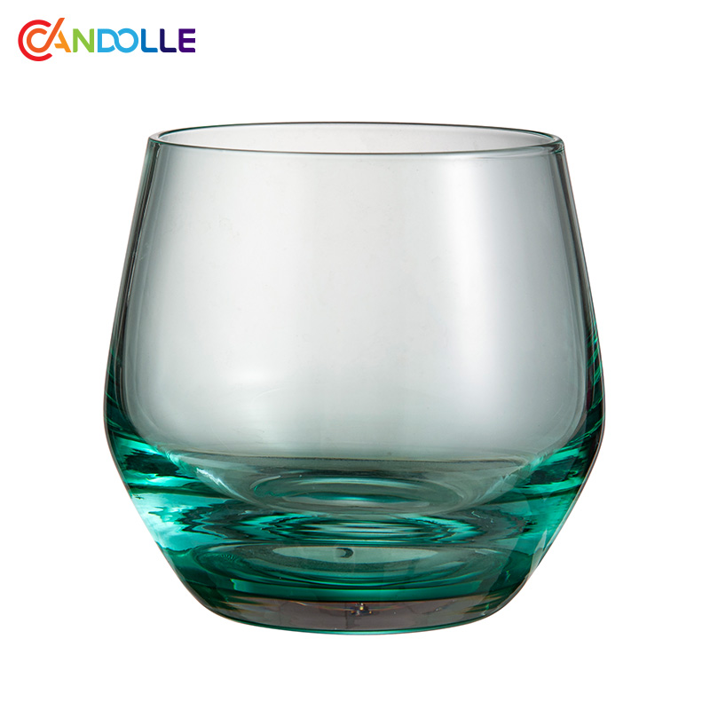 270ml Green Stemless Egg Shaped Whisky Wine Glass