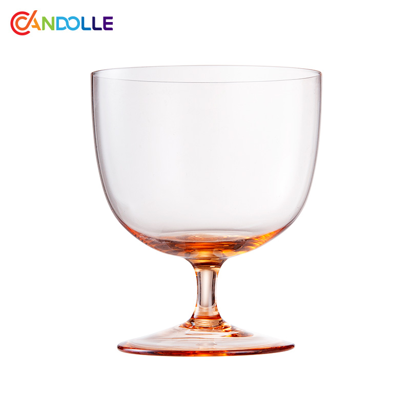 270ml Vintage Pinkish Colored Cocktail Coupe Glass 
