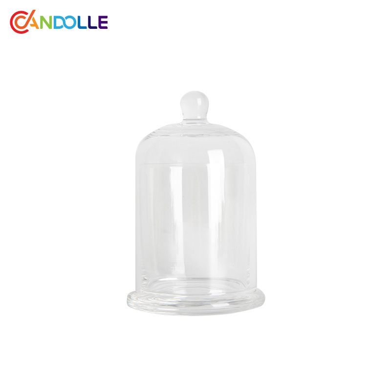 Large Clear Glass Cloche Tall Display Dome Scent Diffuser Cover for Home Events