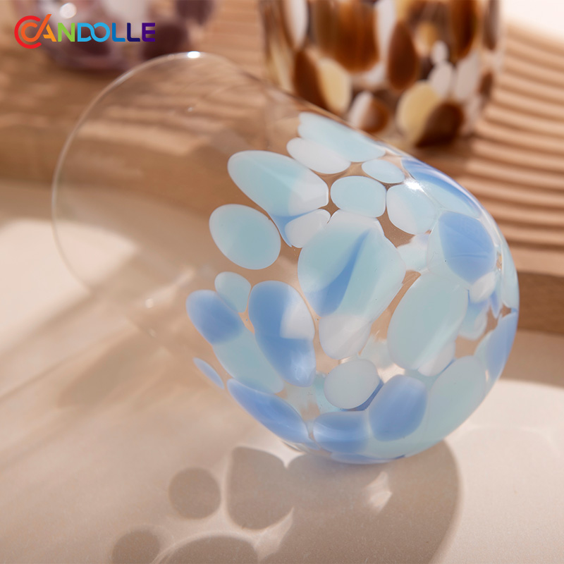 460ml Multi-Color Straight Glass Tumbler for Home Gifting
