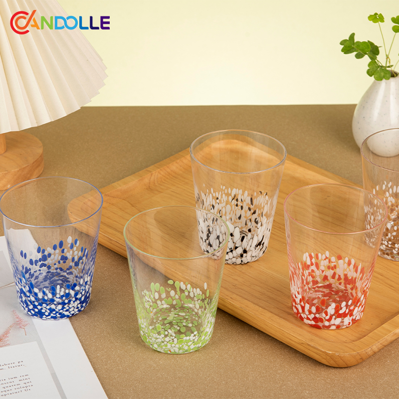 320ml Confetti-Embedded Crystal Glass Drinkware for Parties/Everyday Use 320ml Confetti-Embedded Crystal Glass Drinkware for Parties/Everyday Use