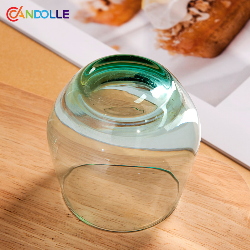 270ml Green Stemless Egg Shaped Whisky Wine Glass