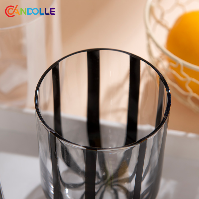 390ml Black&White Vertical Stripes Tumbler Set 390ml Black&White Vertical Stripes Tumbler Set