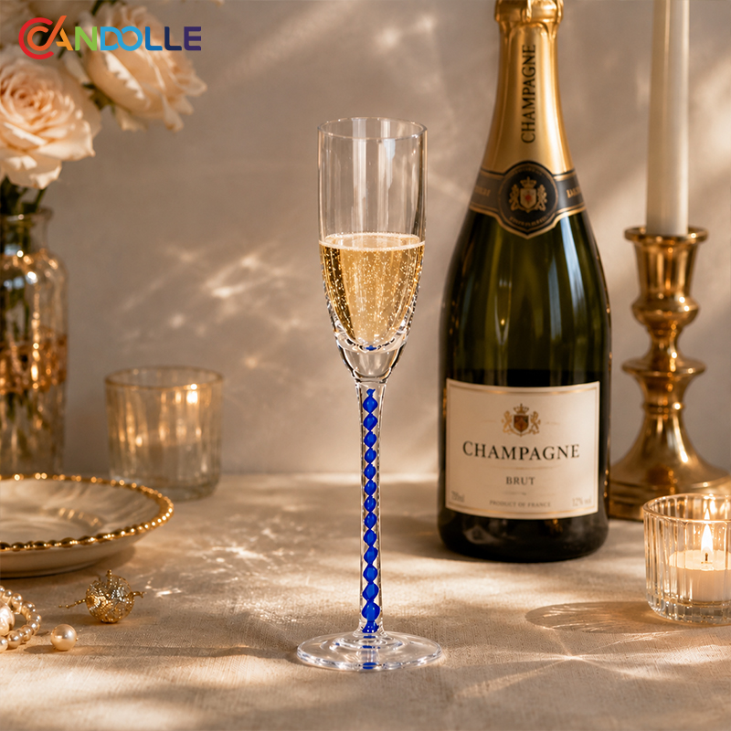 160ml Colorful Spiral Stem Champagne Flute Glasses for Sparkling 160ml Colorful Spiral Stem Champagne Flute Glasses for Sparkling