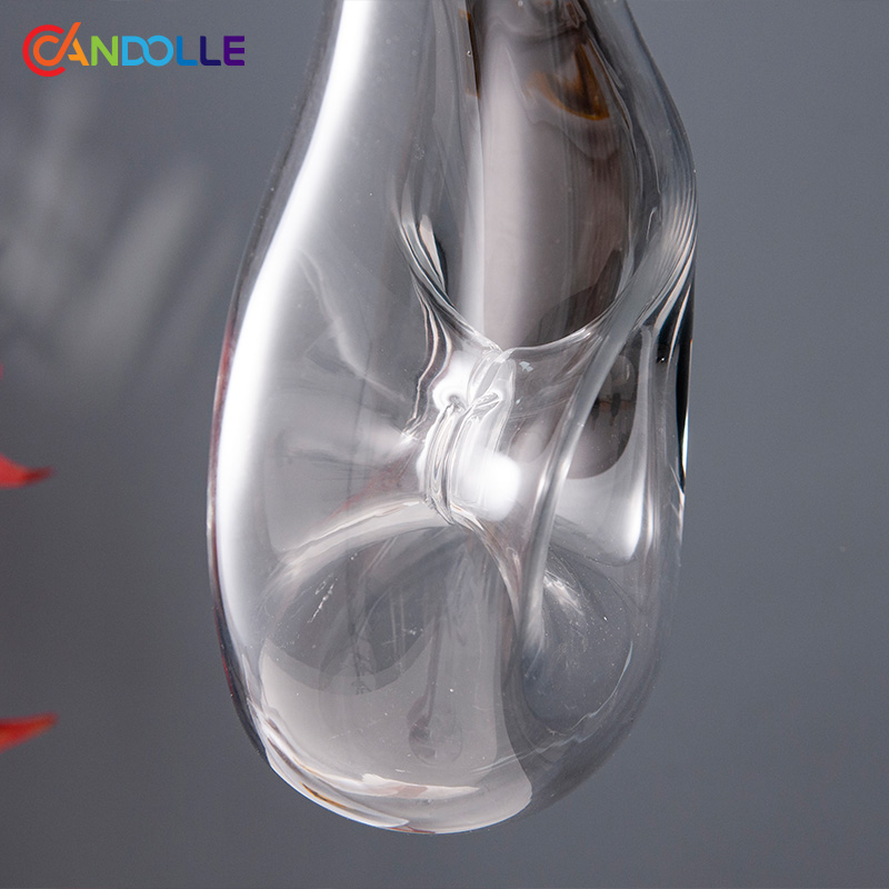 1200ml Hand-blown Crystal Hollow Heart Wine Decanter for Wine Tasting 1200ml Hand-blown Crystal Hollow Heart Wine Decanter for Wine Tasting