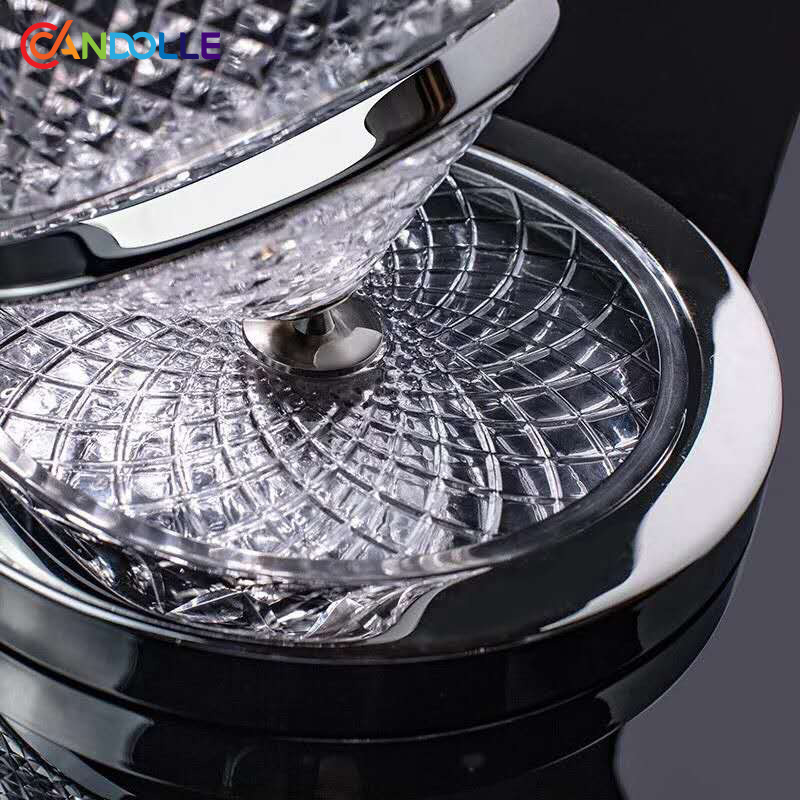 1500ml Diamond Cut Rotating Wine Decanter Carafe for Aeration 1500ml Diamond Cut Rotating Wine Decanter Carafe for Aeration